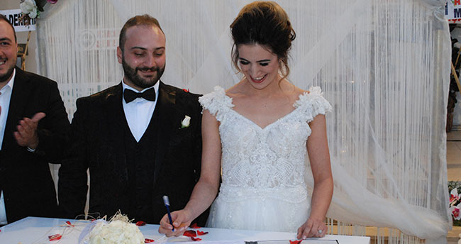 Teke ve Aytekin ailelerinin mutlu günü