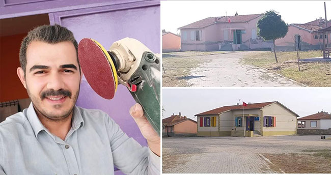 Konyalı öğretmenden örnek davranış