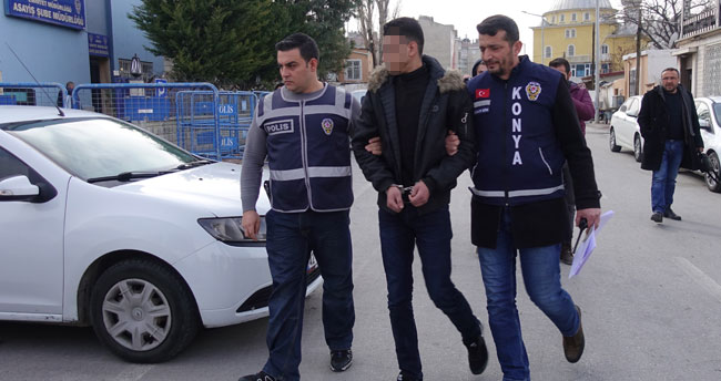Yer:  Konya! Kuzenini borcunu ödemediği gerekçesiyle bıçaklayan Suriyeli, yurt dışına kaçarken yakalandı