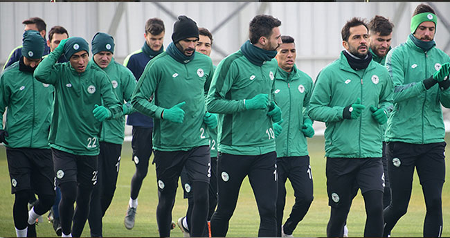 İttifak Holding Konyaspor Antalyaspor maçı hazırlıklarına başladı