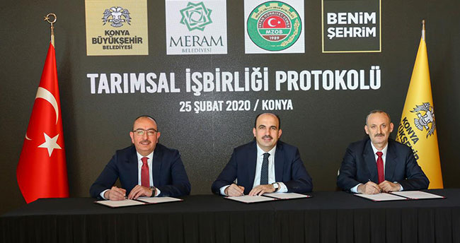 Meram çiftçisine ekipman desteği müjdesi