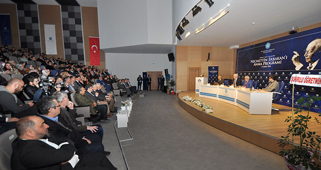 Rektör Zorlu: “Erbakan hoca hiçbir zaman statükonun adamı olmamıştır”