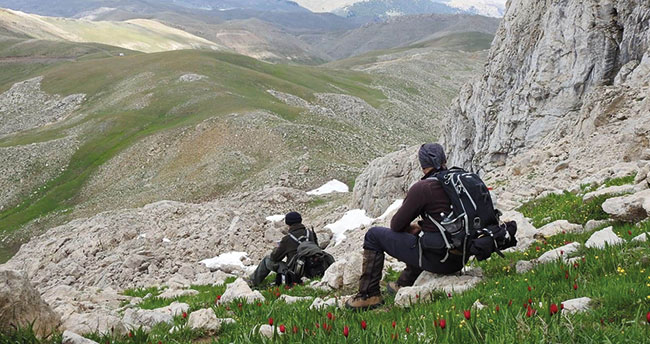 Konya’da Dolamaç Kepiri Dağı’na tırmanan dağcılar doğal güzellikleri fotoğrafladı