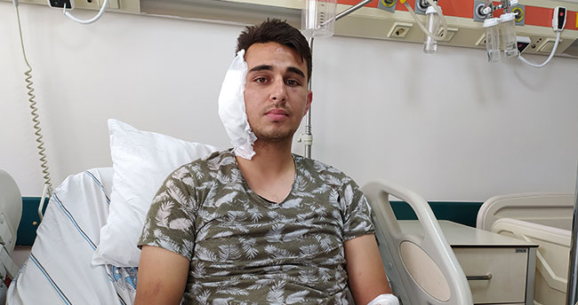 Talihsiz postacının ısırılarak koparılan kulağı yerine dikilemedi! Tedavisi Konya’da sürüyor