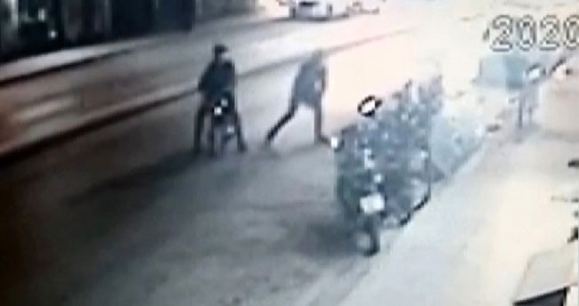 Konya göz göre göre elektrikli motosiklet hırsızlığı!