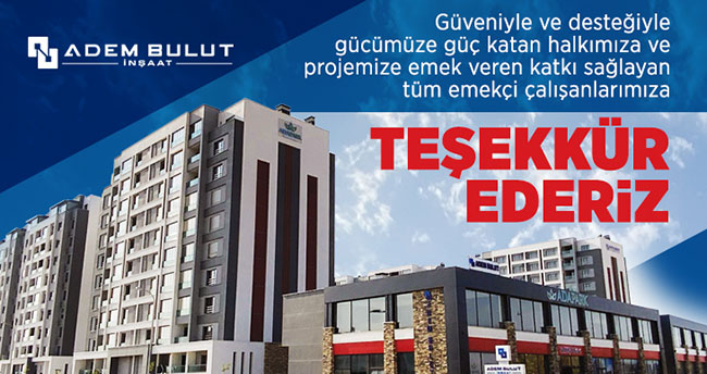 Adem Bulut İnşaat’tan çalışanlarına ve Konya halkına teşekkür