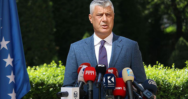 Kosova Cumhurbaşkanı Thaçi görevinden istifa etti