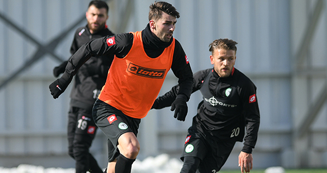 Konyaspor, Antalyaspor maçı hazırlıklarını sürdürdü