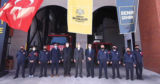 Çumra İtfaiye Merkezi açıldı