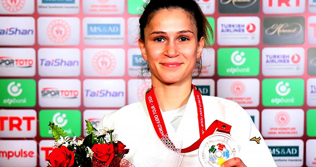 Judoda Antalya Grand Slam müsabakalarında Gülkader Şentürk bronz madalya kazandı