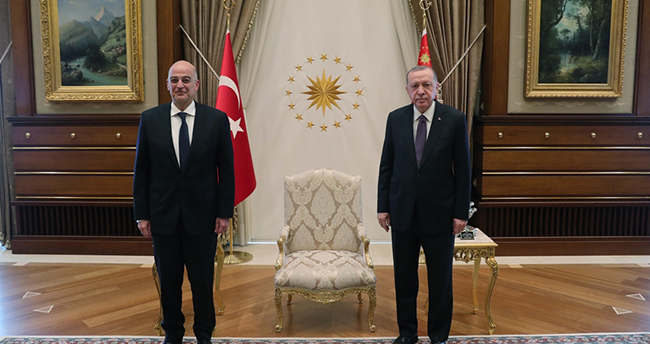 Cumhurbaşkanı Erdoğan: Dışişleri Bakanımız Dendias’ın tutumu karşısında haddini bildirdi