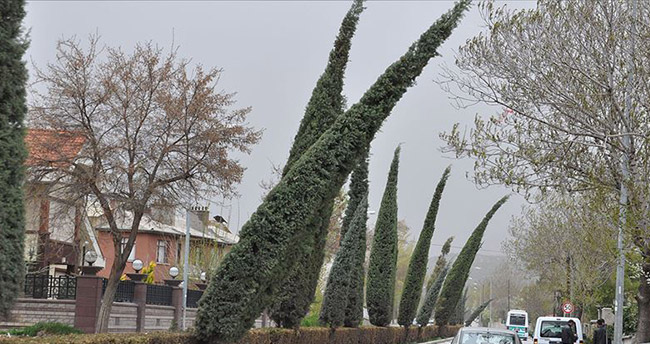 Konya ve çevresine fırtına uyarısı