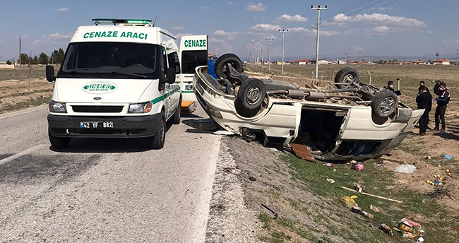Tarım işçilerini taşıyan minibüs devrildi: 2 ölü, 6 yaralı