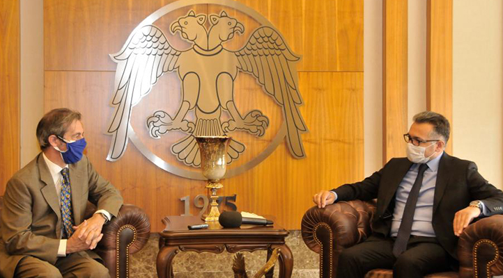 AB Türkiye Delegasyonundan Rektör Aksoy’a ziyaret
