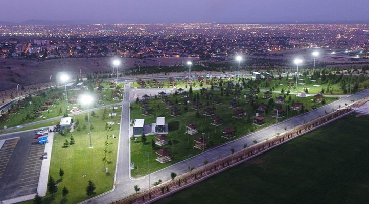 Eşsiz Konya manzaralı Selçuklu Seyir Tepesi hizmete sunuldu