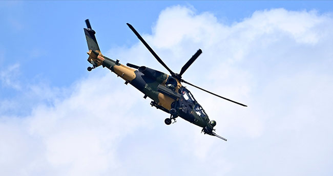 Irak’ın kuzeyinde PKK’lı 5 terörist ATAK helikopterleri tarafından etkisiz hale getirildi