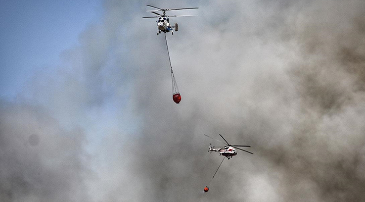 Tarım ve Orman Bakanı Pakdemirli: Yangınlarla mücadelede 16 uçak, 9 İHA, 51 helikopter kullanılıyor