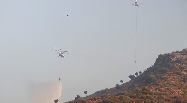 Muğla’da 6 noktada yangınlar devam ediyor