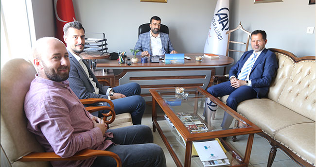 AK Parti Konya Milletvekili Altunyaldız, AA Konya Bölge Müdürü Yerlikaya’yı ziyaret etti