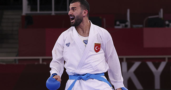 Milli karateci Uğur Aktaş bronz madalya kazandı