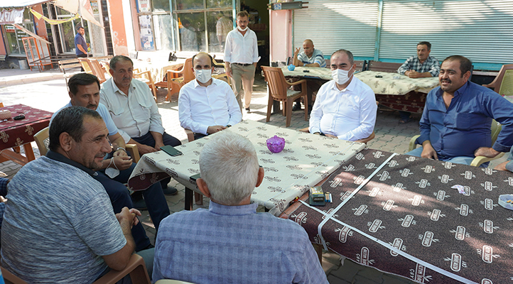 Başkan Altay ve Başkan Kılca’dan mahalle ziyaretleri