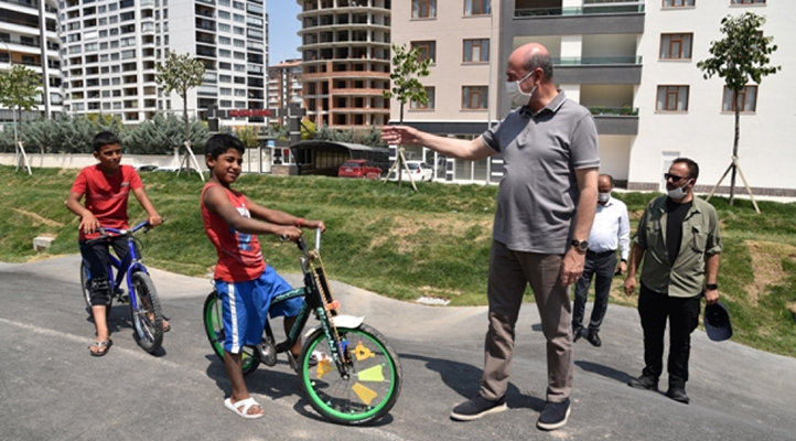 Selçuklu’da ikinci bisiklet ve kaykay parkında sona yaklaşıldı