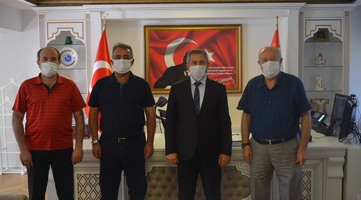 Yeni Meram’dan İl Emniyet Müdürü Engin Dinç’e ziyaret