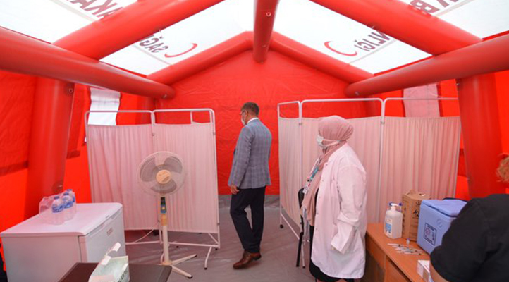 Maç günü aşı çadırı kurulacak