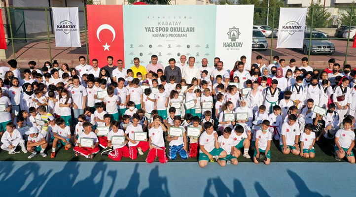 Karatay Yaz Spor Okulları’nın kapanış programı gerçekleştirildi