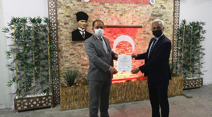 Seydişehir’de okul müdürlerine “Okulum temiz” belgeleri teslim edildi