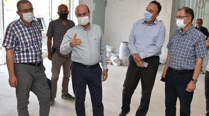 Başkan Pekyatırmacı, Bosna Hersek Mahalle Konağı inşaatını inceledi