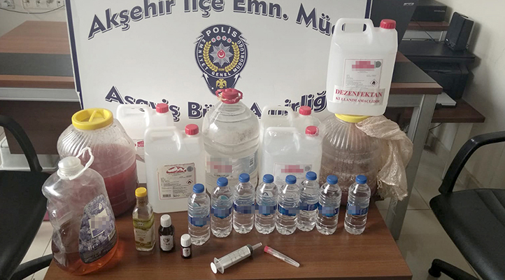 Konya’da sahte içkiden zehirlenen kişi hayatını kaybetti