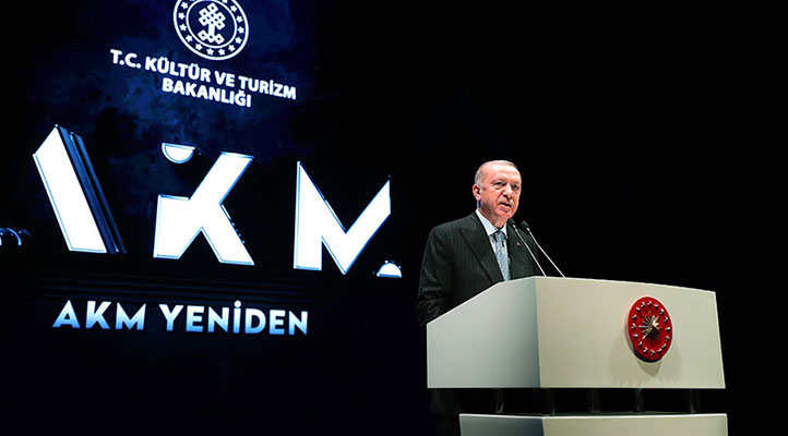 Cumhurbaşkanı Erdoğan: AKM, ülkemizin kültür-sanat nabzının attığı yer olarak asırlar boyunca ayakta kalacaktır