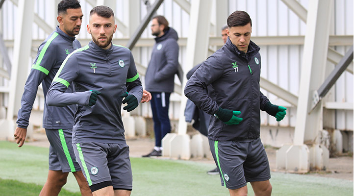 Konyaspor’da, Gaziantep FK maçı hazırlıkları tamamlandı