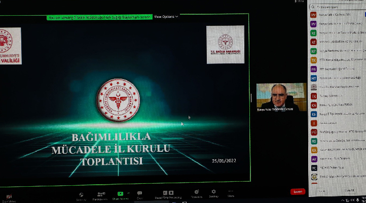 Konya’da yetkililer bağımlılıkla mücadele için toplandı