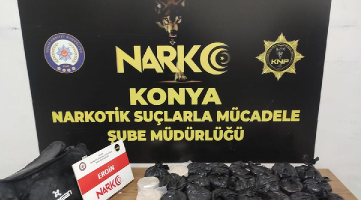 Konya’da uyuşturucu operasyonu: 4 tutuklama