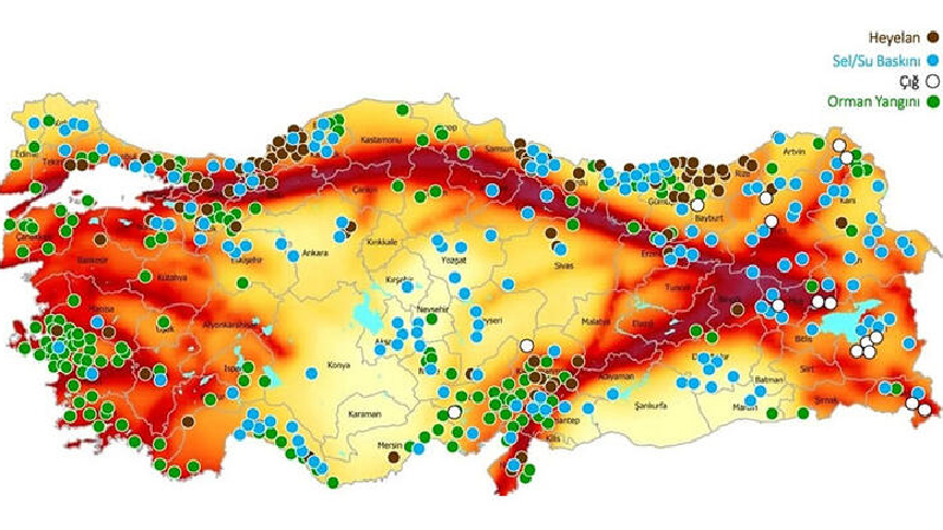 AFAD, Türkiye’nin ‘afet risk haritası’nı çıkardı