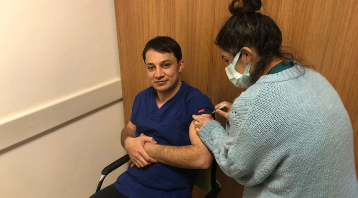 Beyşehir’de TURKOVAC aşısı uygulanmaya başlandı