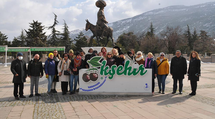 Akşehir Erasmus Projesi kapsamında Türkiye’ye gelen öğretmenleri ağırladı