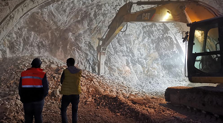 Alacabel Tüneli’nde çalışmalar sürüyor