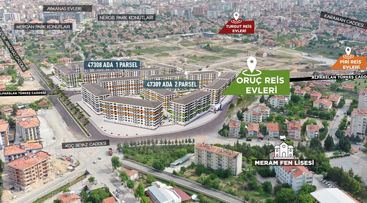 Oruç Reis Evleri’nde kuralar çekildi