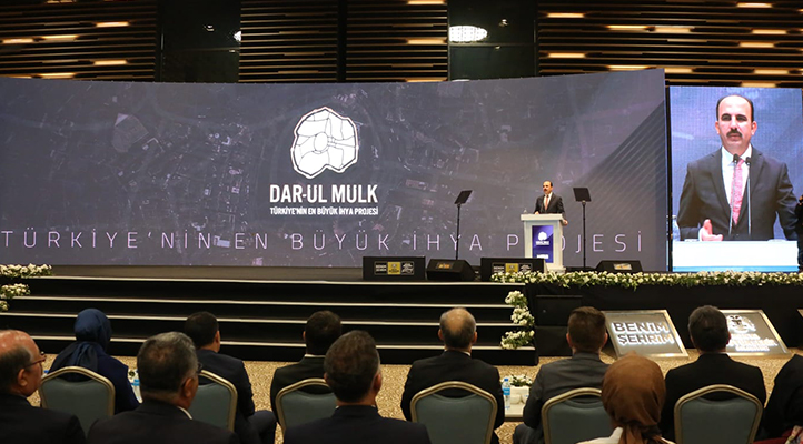 Türkiye’nin en büyük ihya projesi Konya’da yapılacak! Dar-ül Mülk tanıtıldı