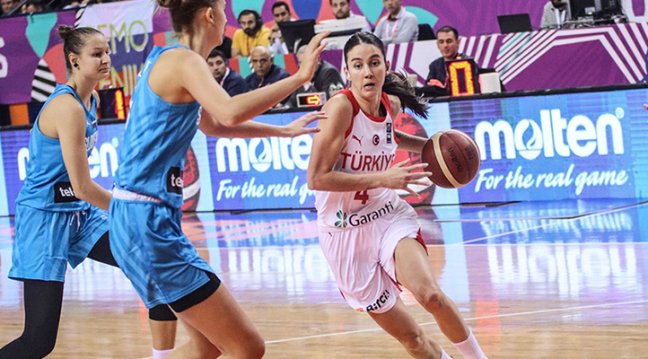 A Milli Kadın Basketbol Takımı, Avrupa Şampiyonası Elemeleri’nde Slovenya’yı yendi