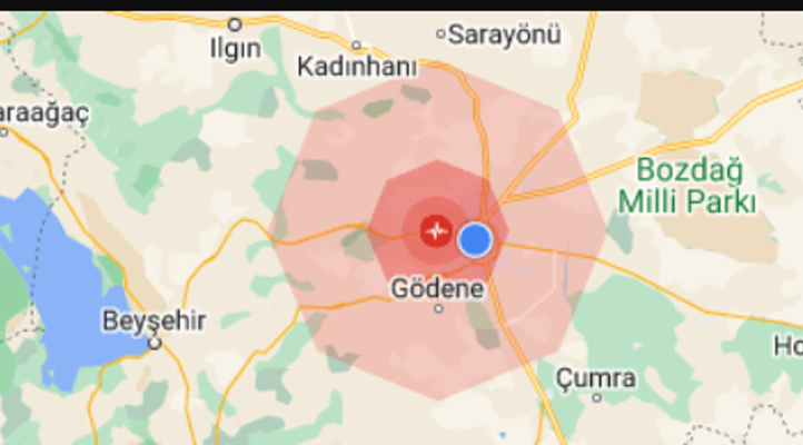 Konya’da deprem oldu