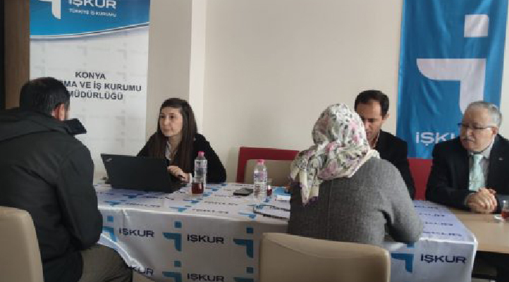 Konya İŞKUR’dan depremzedelere iş imkanı