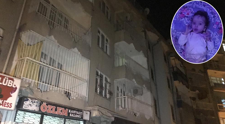 Konya’da ağlama sesi duyulan çöp evden 1 buçuk yaşındaki bebek çıktı