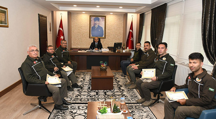 Seydişehir Orman İşletme Şefliği personeli başarı belgesi aldı