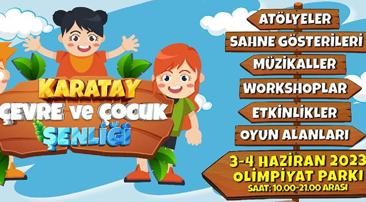 Karatay Belediyesinden çocuk şenliği