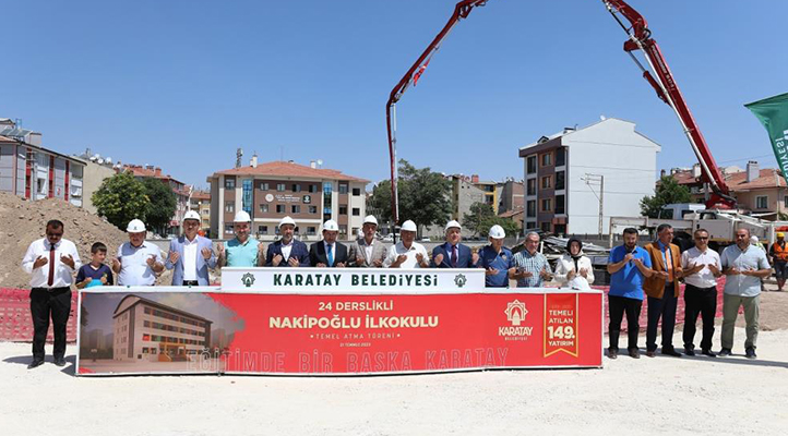 Karatay Belediyesi Osman Benliler İlkokulu’nun temelini attı