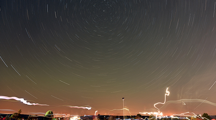 Perseid Göktaşı Yağmuru Konya’da  Kent Ormanı’nda izlendi